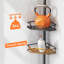 Suction Stainless Steel Shower Caddy