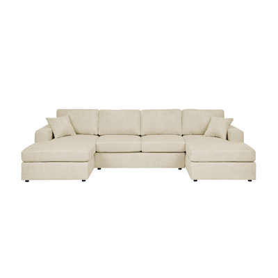 Loette Corduroy U-Shaped Sectional Symmetrical