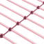 Lit superposé en métal avec lit gigogne rose - option de chambre à coucher moderne, économie d'espace efficace, structure en acier pour la durabilité, performance silencieuse et stable, grande capacité de charge, sécurité des escaliers sécuritaires, lit simple