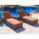 Yussuf 15 - Person Modular Patio Conversation Sets with Cushions