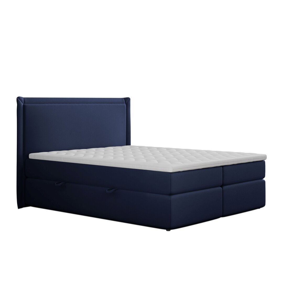 Boxspringbett Stellan mit Topper und Stauraum