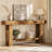 63" Console Table,Farmhouse Entryway Table with 2-Tier Storage