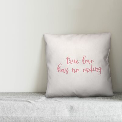 True Love Has No Ending Throw Pillow -  Designs Direct Creative Group, 5448-EF2