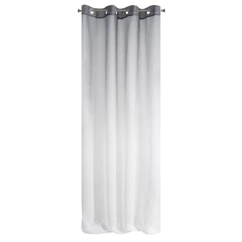 Bronislava Semi Sheer Curtain Single Panel