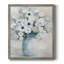 Toile encadrée blanche de qualité supérieure avec bouquet d'anémones blanches - prête à être accrochée-1049463521-1049463523