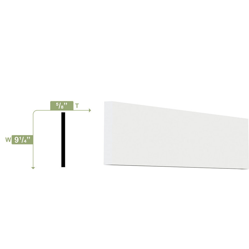Moulure de coin H 9 1/4 po x l 96 po x P 31/50 po