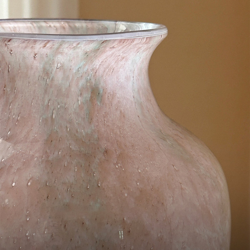 Vases de table en verre trompette couleur photo