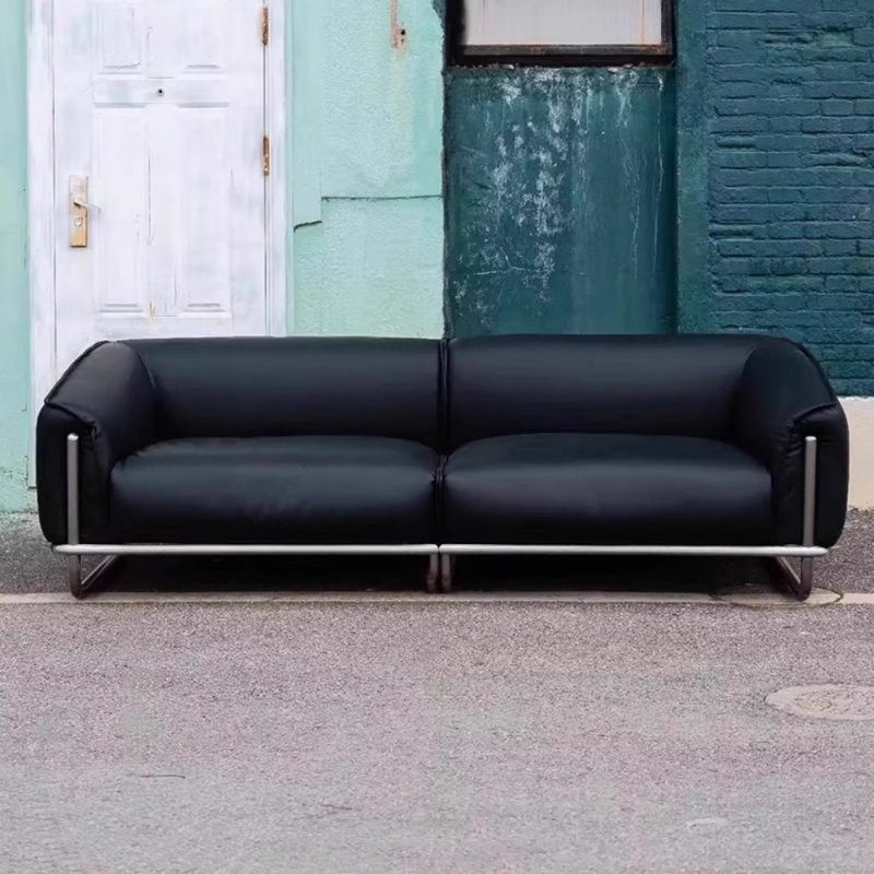 Canapé Mid-Century Bauhaus, Noir
