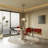 White Phoenix Tail Pendant Light