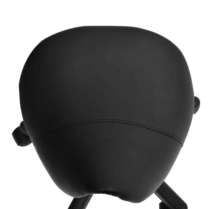 Tabouret à roulettes noir, hauteur réglable, similicuir ergonomique pour un fonctionnement efficace dans de multiples environnements Spas, salons, massages, bureaux Une meilleure expérience Spa, salon, massage, bureau
