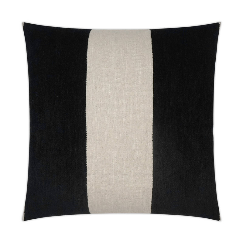 Coussin Magritte, Ébène, Carré 24 po