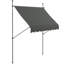 Auvent de terrasse rétractable en polyester Outsunny D-96548092-96548089