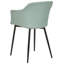 Rein 45cm H Polyester Blend Upholstered Metal Spindle Side Chair-346988960