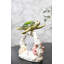 Marine Green Sea Turtle Swimming Over Coral Reef With Acrylic LED Light Figurine