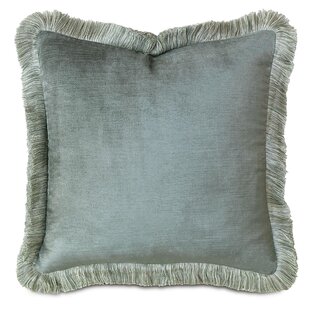 Bettie Warm White Velvet Throw Pillow with Down-Alternative Insert 16'' +  Reviews