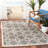 Courtyard Performance Geometric Indoor/Outdoor Area Rug-1184690496