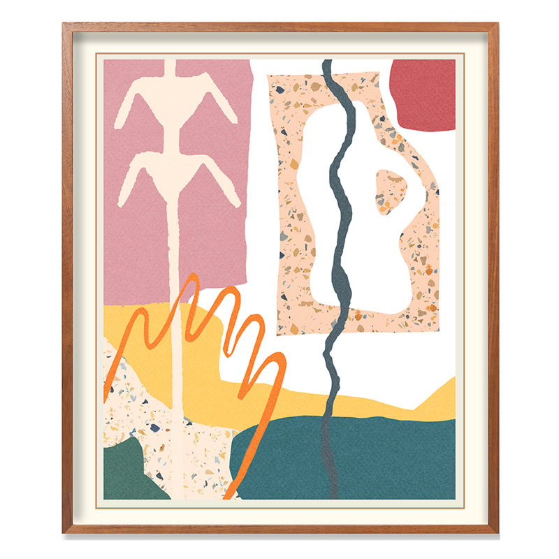 Terrazzo 1 Print by THE Studio, 41" H x 34" W