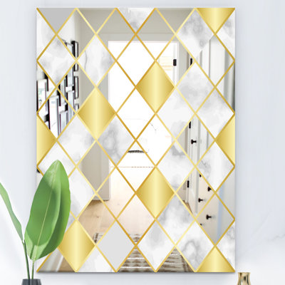 Miroir d'appoint Mid-Century sans cadre Capital Diamond
