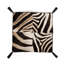 Hide Quarter-Panel Pillow with Leather Trim