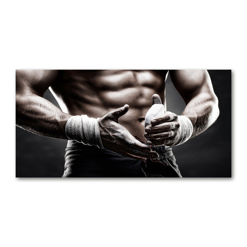 Muscle Building - Wrapped Canvas Print