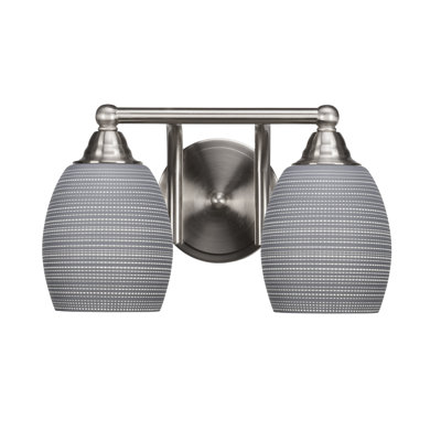 Barre d'éclairage de salle de bain 2 lumières Michell