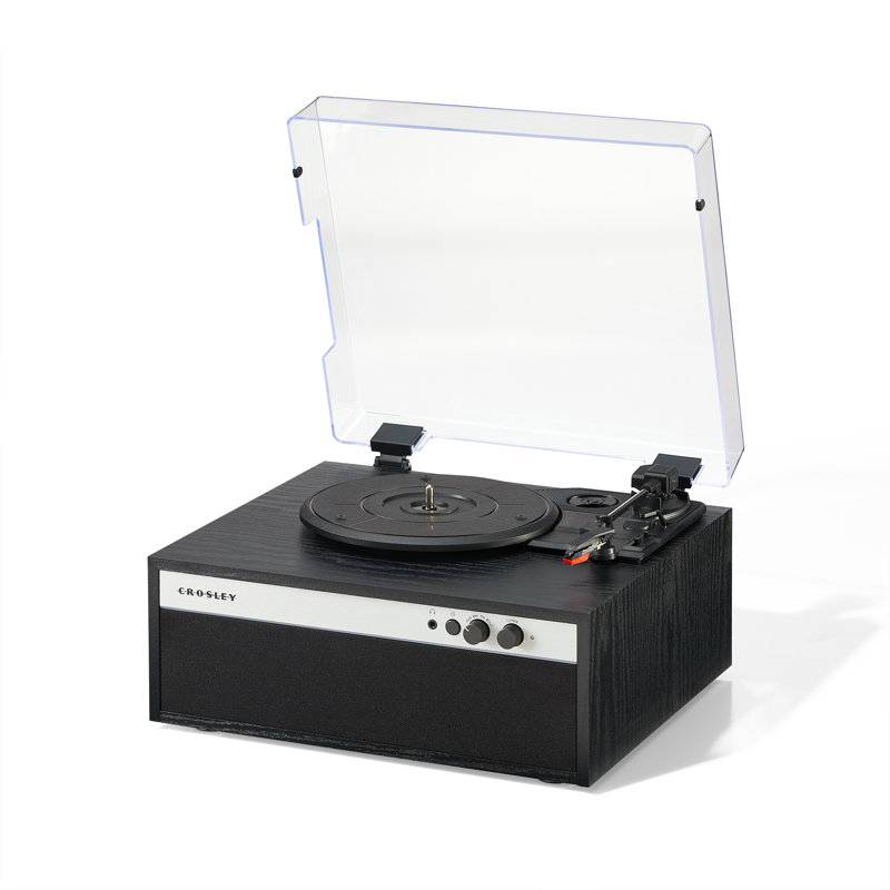 Strobe Record Player, Black