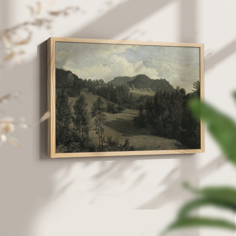 Paysages rétro-CDXV - reproduction encadrée, H 8 po x l 10 po, Naturel