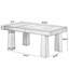 Bureau de direction 63 po, bureau d'ordinateur moderne Home Office