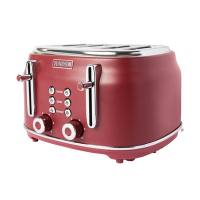 Bedford Berry Red 4-Slice Toaster