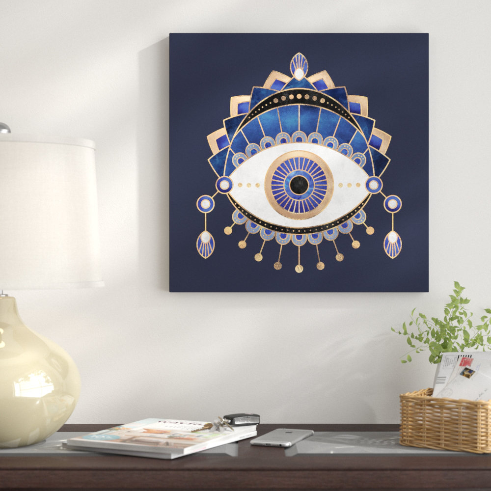 'Eye' Graphic Art Print on Canvas East Urban Home 
