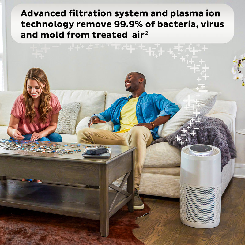 Instant Air Purifier with True HEPA, Pearl