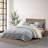 DKNY Pure Recycled Cotton Color-Block Duvet Set Blue-91943494