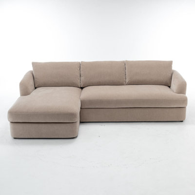 Alameda 109" Velvet Chaise Sectional