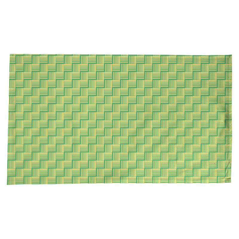 Rayures nattes classiques Nappe, Vert/jaune