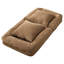 Lit pour chien 64,9 "rembourré pour adultes et animaux de compagnie, grand lit à billes avec 5 positions réglables, 2 coussins moelleux-2064518650