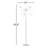Gerard 63.5'' Black/Brass Traditional Floor Lamp