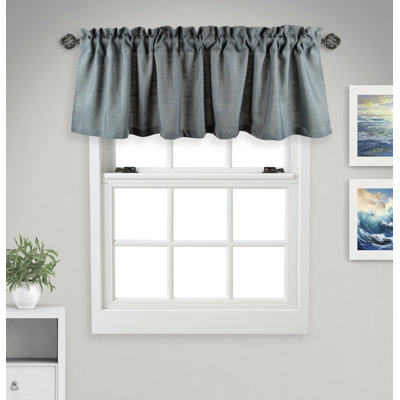 Solid Tailored Window Valance