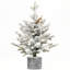 Arbre de Noël 6,5 pi avec base en pot-1526336002