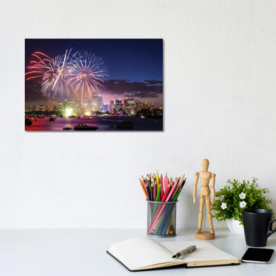 Sydney Fireworks I by Matteo Colombo - Gallery-Wrapped Canvas Giclée on Canvas