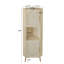 Armoire de coin sur pied en lin