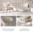 Industrial-Style Rectangular Solid Wood Dining Table Set-253243221-253243225