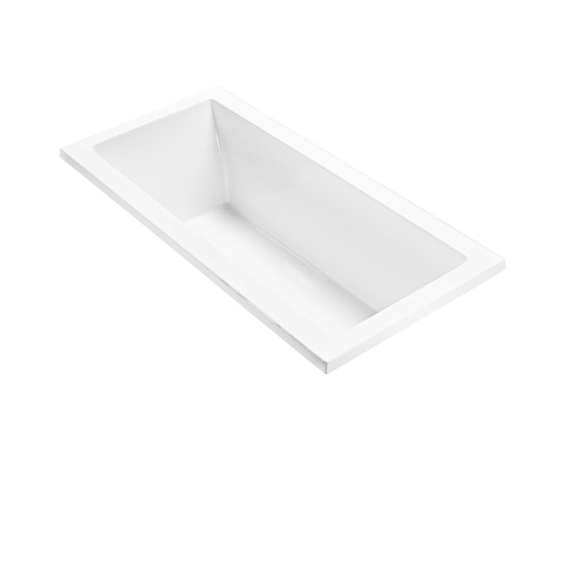 MTI Solutions 4 66" Whirlpool Bathtub, White