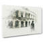 Arena Of Nimes In France In Abstract - Wrapped Canvas Print-55314048