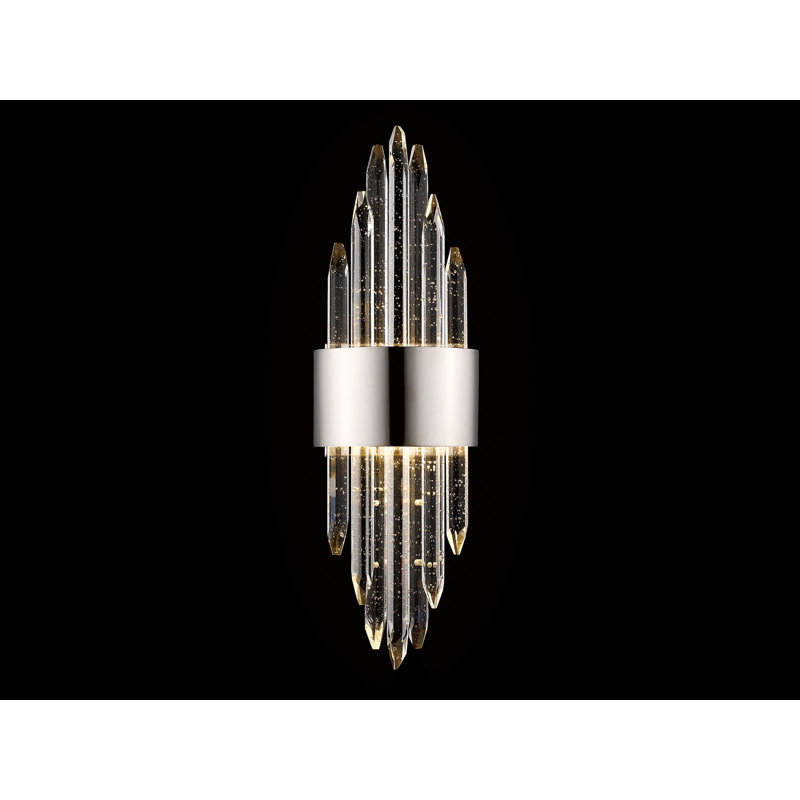 Plafonnier encastré 1 lumière Aspen, Nickel poli