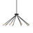Anika 8 - Light Steel Dimmable Sputnik Modern Linear Chandelier