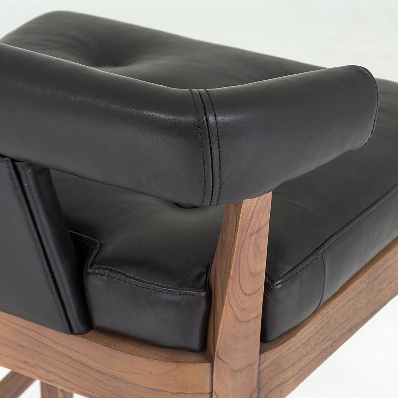 Moderno Stool, Black, Bar Stool (31" Seat Height)