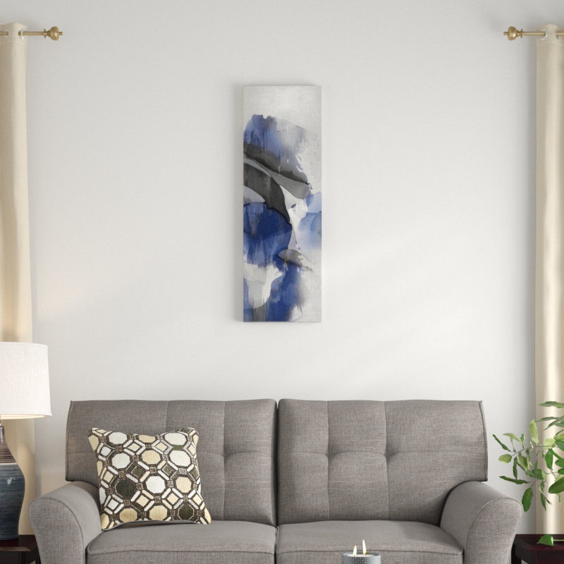 « cascade iii », impression sur toile, H 36 po x l 12 po x P 1,5 po, Toile tendue