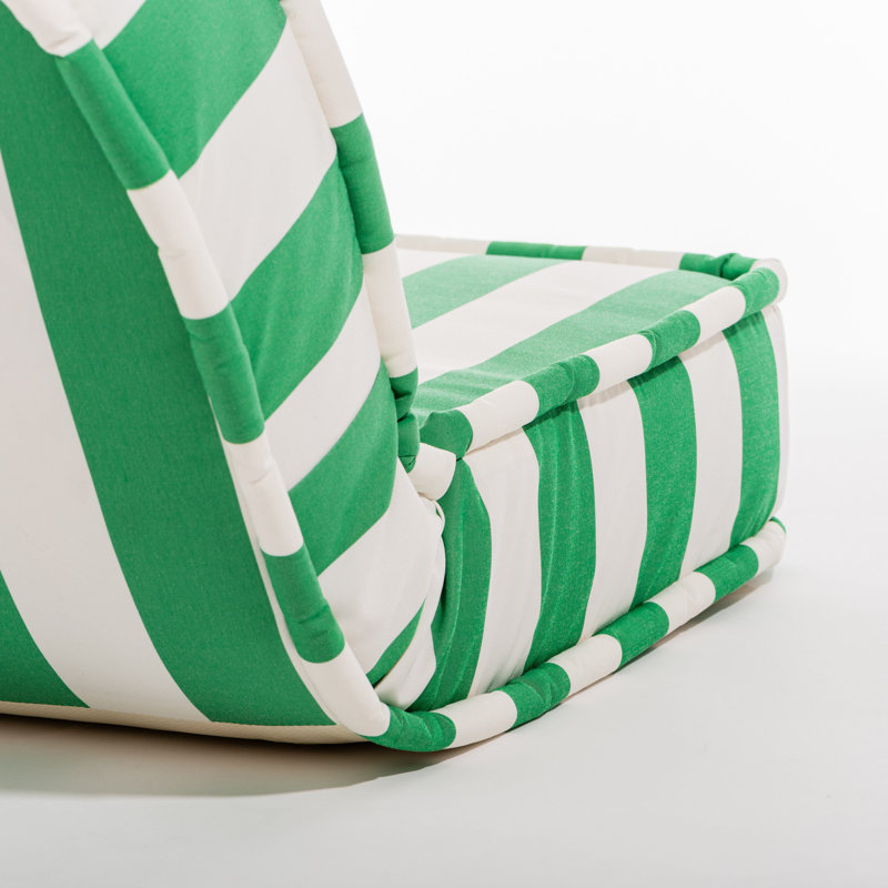 Outdoor Lounge Chair Cushion, Green