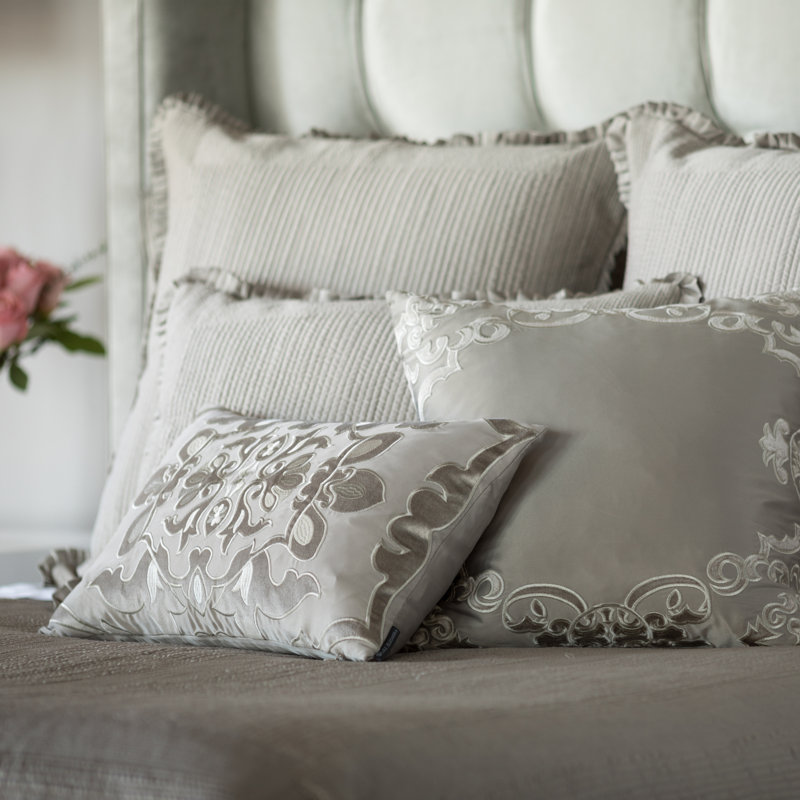 Battersea Euro Pillow Cover & Insert, Taupe