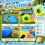 Parc aquatique gonflable avec glissade, mur d'escalade, canons à eau doubles et pataugeoire - Maison de rebond robuste pour enfants de 3 à 8 ans - Comprend un ventilateur de 450 W et un sac de transport